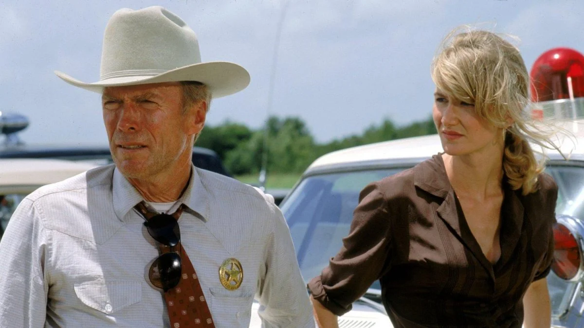 Clint Eastwood y Laura Dern en un fotograma de Un mundo perfecto (1993).